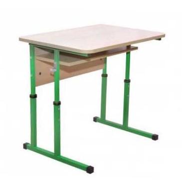 Стіл учн. 1-місний, 700х500х640-760мм, каркас–квадратна труба, АНШАР ГРУП (90159)